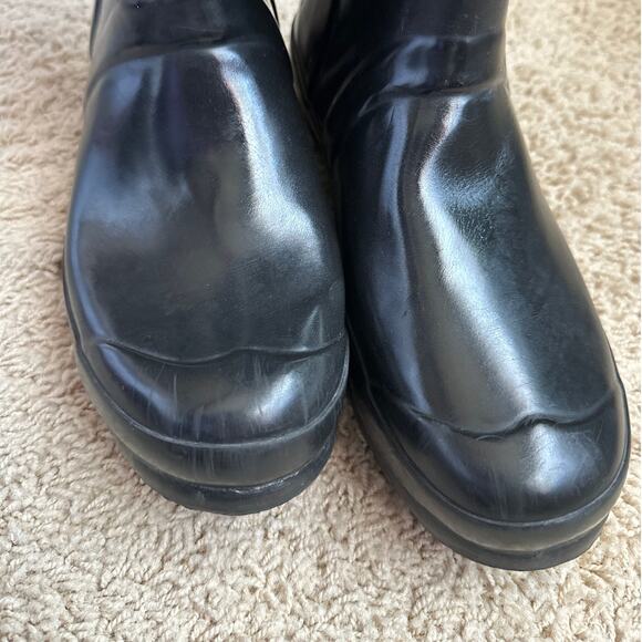 Hunter Original Gloss Black Tall Rain Boots Women's Size 6 Waterproof - Picture 6 of 6